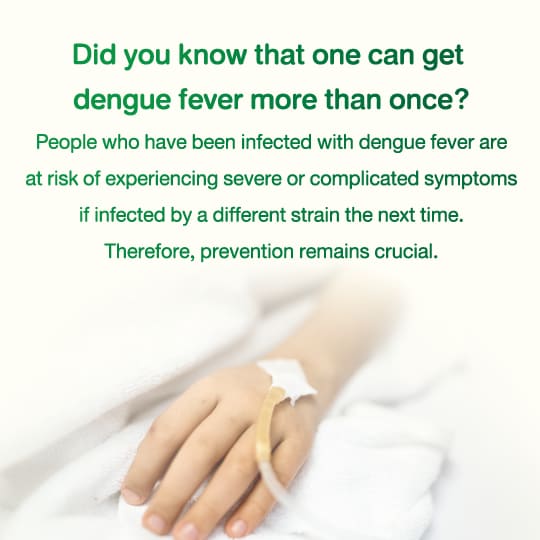 Dengue fever can protect by vaccine